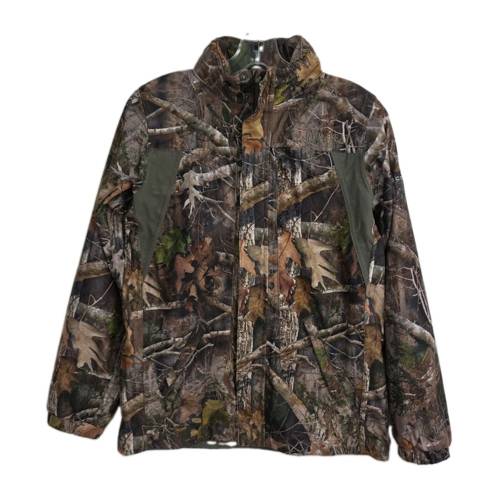 RedHead Full-Zip Jacket Women's XL Camo Pattern Scentinel Hidden Hood Zip Pocket